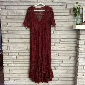 Lacey western dress